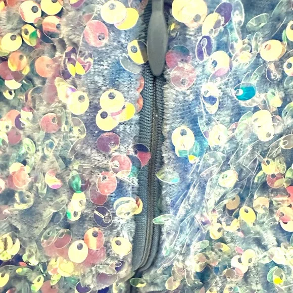 Princess Polly Blue Sequin Mini Dress - Picture 16 of 16